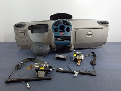 Renault modus 04- панель приладів консоль подушки безпеки ремені kpl фото №1