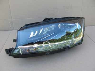 Skoda fabia iii lift ліва лампа full led ładna !! фото №1