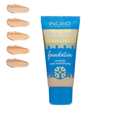 INGRID Podkład matujący IDEAL COVER MATTIFYING FOUNDATION 403 BEIGE 30ml