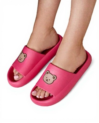 FUKSJOWE KLAPKI DAMSKIE MABYNN 38/39