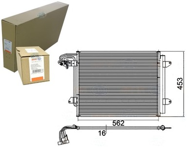 Конденсатор радіатор кондиціонера [behr hella] фото №1