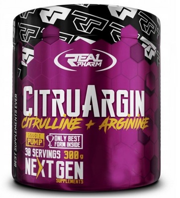 REAL PHARM CITRUARGIN 300g. CYTRULINA ARGININA