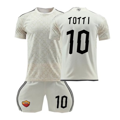 Komplet koszulek piłkarskich A.S. Roma away Nr 10 TOTTI