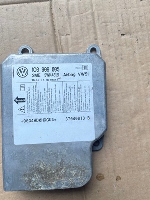 Модуль датчик подушка безпеки volkswagen оригінальний номер 1c0909605a фото №1
