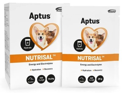 Aptus Nutrisal 10x25g elektrolity dla psa i kota