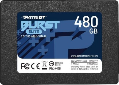 DYSK SSD PATRIOT BURST ELITE 480GB SATA3 2,5”