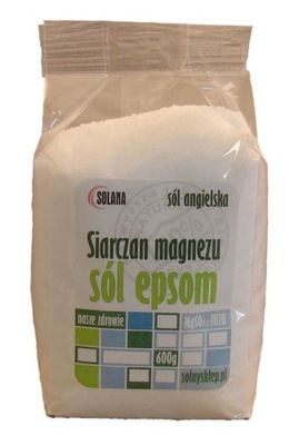 Sól Epsom siarczan magnezu sól gorzka 600g
