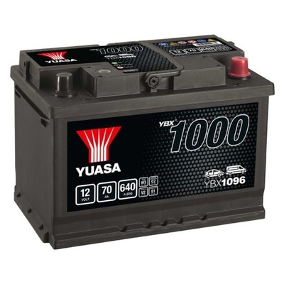 BATERÍA YUASA 12V 70AH 640A P+ YBX1096  