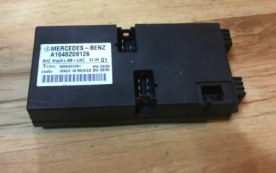 Модуль підігрів сидінь задня mercedes ml w164 фото №1