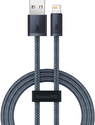 Kabel Baseus Dynamic Series USB-A/Lightning 2.4A, 2m (szary)