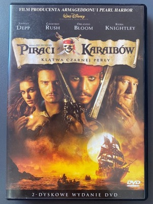 Piraci z Karaibów. Klątwa Czarnej Perły 2x DVD