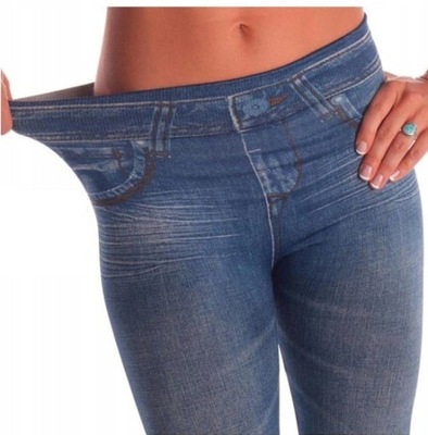 Legginsy SLIM WYSZCZUPLAJĄCE JEANS S/M