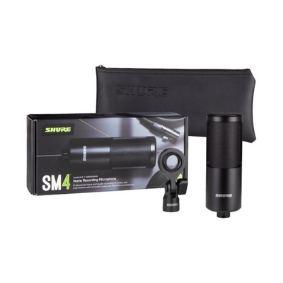 Shure SM4-K - mikrofon pojemnościowy do domowego studia