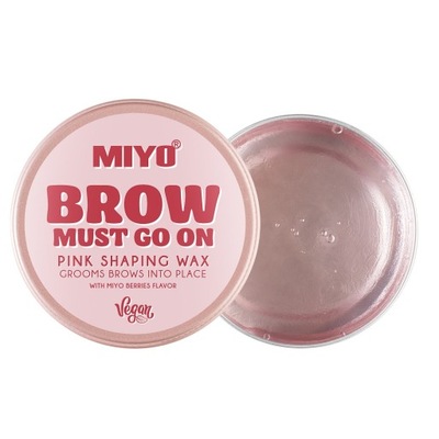 MIYO Brow Must Go On vosk na obočie Pink 30g (P1)