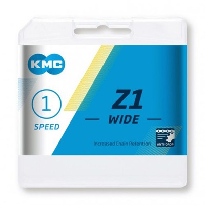 Łańcuch rowerowy KMC Z1 WIDE 1/2x1/8 1rz 112 GOLD