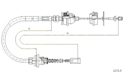 Cofle трос зчеплення citroen jumper 2.5 td 230p фото №1