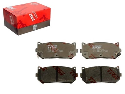 Тормозные колодки тормозные kia задняя shuma clarus 97- trw фото №1