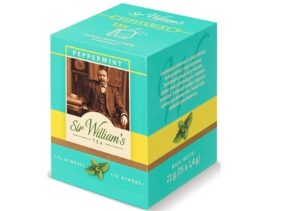 Herbata Ziołowa Sir William's Mięta 15 saszetek