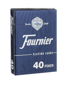 Karty pokerowe do gry Fournier No 40 standard