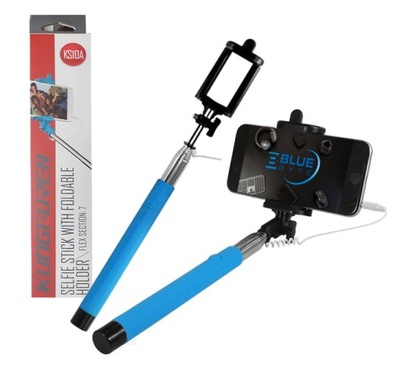 SELFIESTICK kijek do selfie PRZEWODOWY IPHONE/ ANDROID KS10A jack 3,5mm