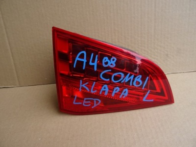 Audi a4 b8 фара w крышке  универсал левая led фото №1