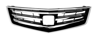 Honda accord 08- решітка радіатора решітка радіатора чорний блиск фото №1