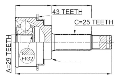 JOINT EXTÉRIEUR NTY NPZ-MS-059 