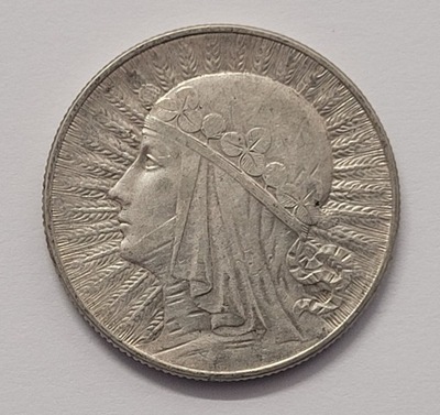 Moneta II RP 5 złotych Głowa Kobiety rok 1933 (14)