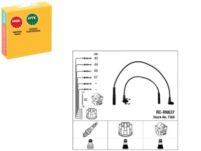 Провода зажигания renault ngk фото №1