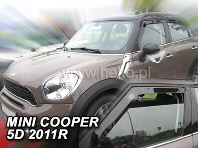 DEFLECTORES VENTANAS PARTE DELANTERA MINI COOPER DE 5 PUERTAS 2011-2014  