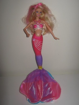 BARBIE LALKA SUPER MATTEL SYRENKA FUNKCYJNA