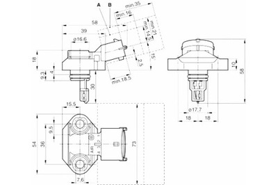 BOSCH SENSOR DE PRESIÓN W KOLEKTORZE SSACYM MERCEDES ACTROS ACTROS  