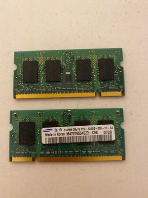 SAMSUNG RAM DDR2 512MB 667MHZ SODIMM 2RX16 PC-5300