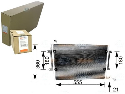 Конденсатор радиатор кондиционера [behr hella] фото №1