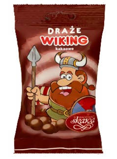 Cukierki kakaowe Wiking draże Skawa 70g
