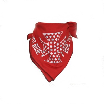 CHUSTA BANDANA LIVE TO RIDE DUŻA 72x72cm CHOPPER