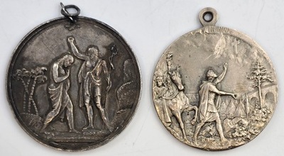 Medal beatyfikacyjny oraz chrzcielny – SREBRO