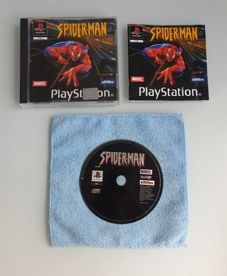 SPIDER-MAN PSX PS1 KOMPLETNA PLAYSTATION 1 3XA