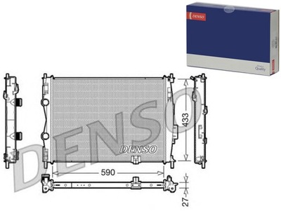 РАДИАТОР ДВИГАТЕЛЯ DENSO 735116