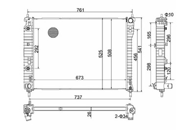 HART РАДИАТОР CAPTIVA C100 C140 2.4 06-