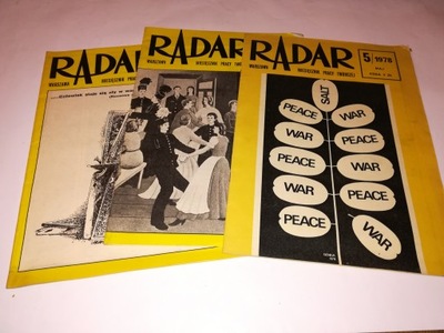 3 x RADAR 1978-1981