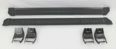 Ford f150 15- накладки порогові пороги бічний чорні фото №1