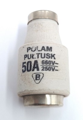 Wkładka bezpiecznik Polam Pułtusk 50A 660V~ 250V-