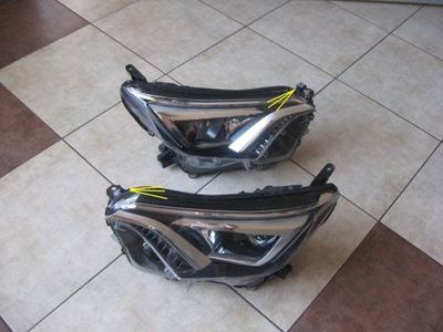 Ліва права - full led - toyota rav4 iv lift 15-18 фото №1