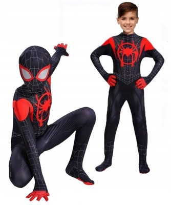 STRÓJ KOSTIUM UNIWERSUM SPIDERMAN MILES MORALES 134/146 ( 140 ) balovelove