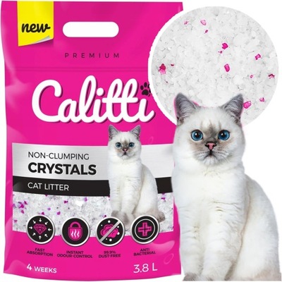 Żwirek silikonowy dla kota Calitti 3,8l