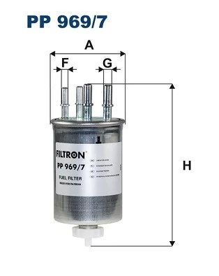 PP969/7 FILTRO COMBUSTIBLES  