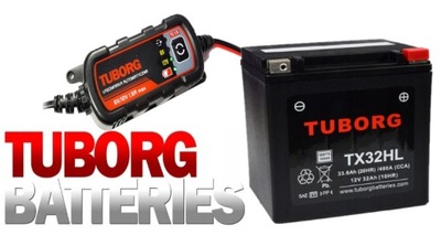 АККУМУЛЯТОР TUBORG YIX30L TX32HL 12V 33,6AH 480A HARLEY ELECTRA +ЗАРЯДНОЕ