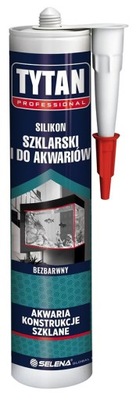 Silikon Szklarski Tytan i do akwariów 280ml BEZBARWNY