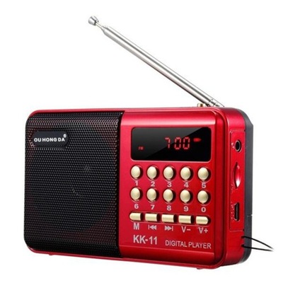 odtwarzacz MP3 FM Mini Radio przenośny głośnik